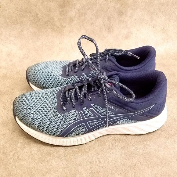 Asics Womens Fuzex Lyte 2 T769N Size 10 Blue Running Shoes - Picture 4 of 10